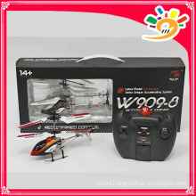 HUAJUN Factory W909-8 Metal 3 channels rc helicopter with gyro rc helicopter toy